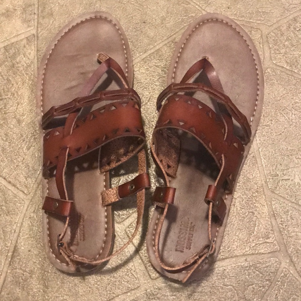 Mossimo leather sandals